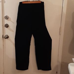 Carmen Marc Valvo Velvet Highrise Rhinestone Pant